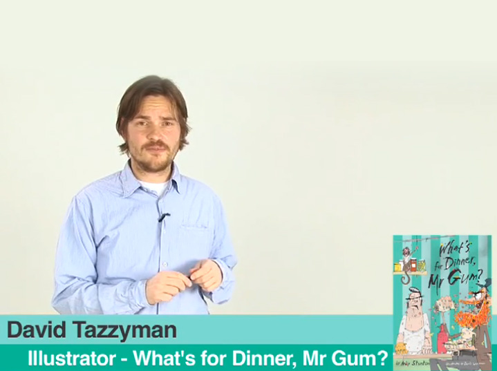 David Tazzyman Draws Mr Gum